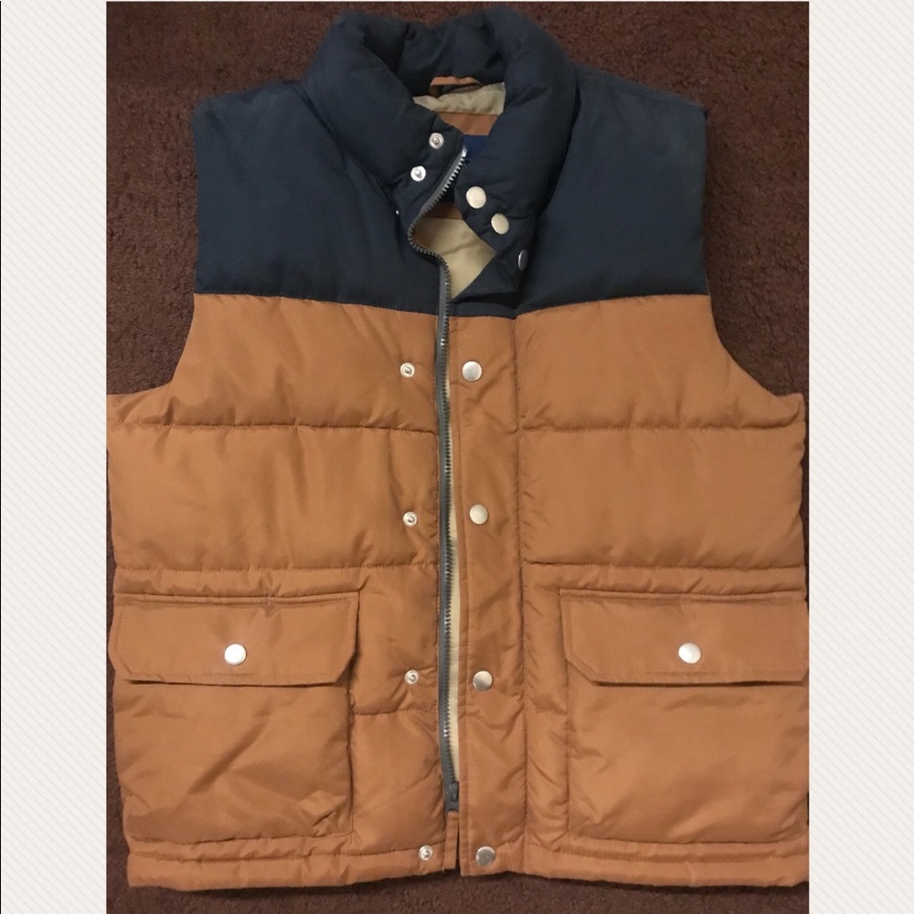 Men’s Burnt Ochre Puffer Vest